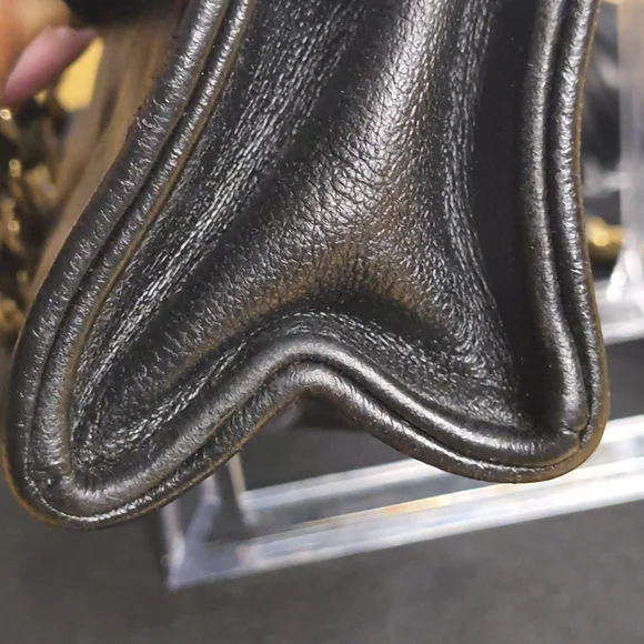 CHANEL Black Vintage Quilted Lambskin Tassel Flap Shoulder Bag- RARE - Picture 9 of 10